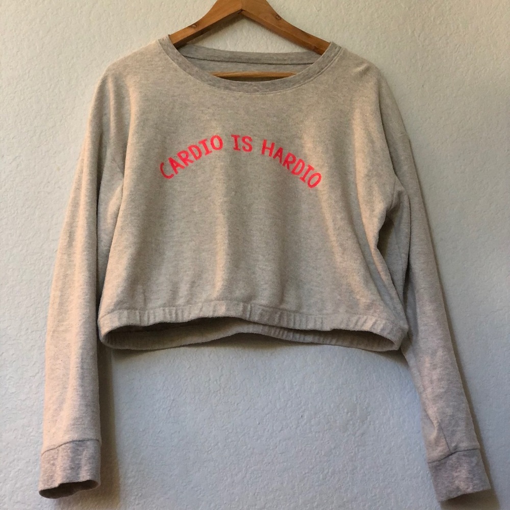 Super soft and cute crop hoodie.